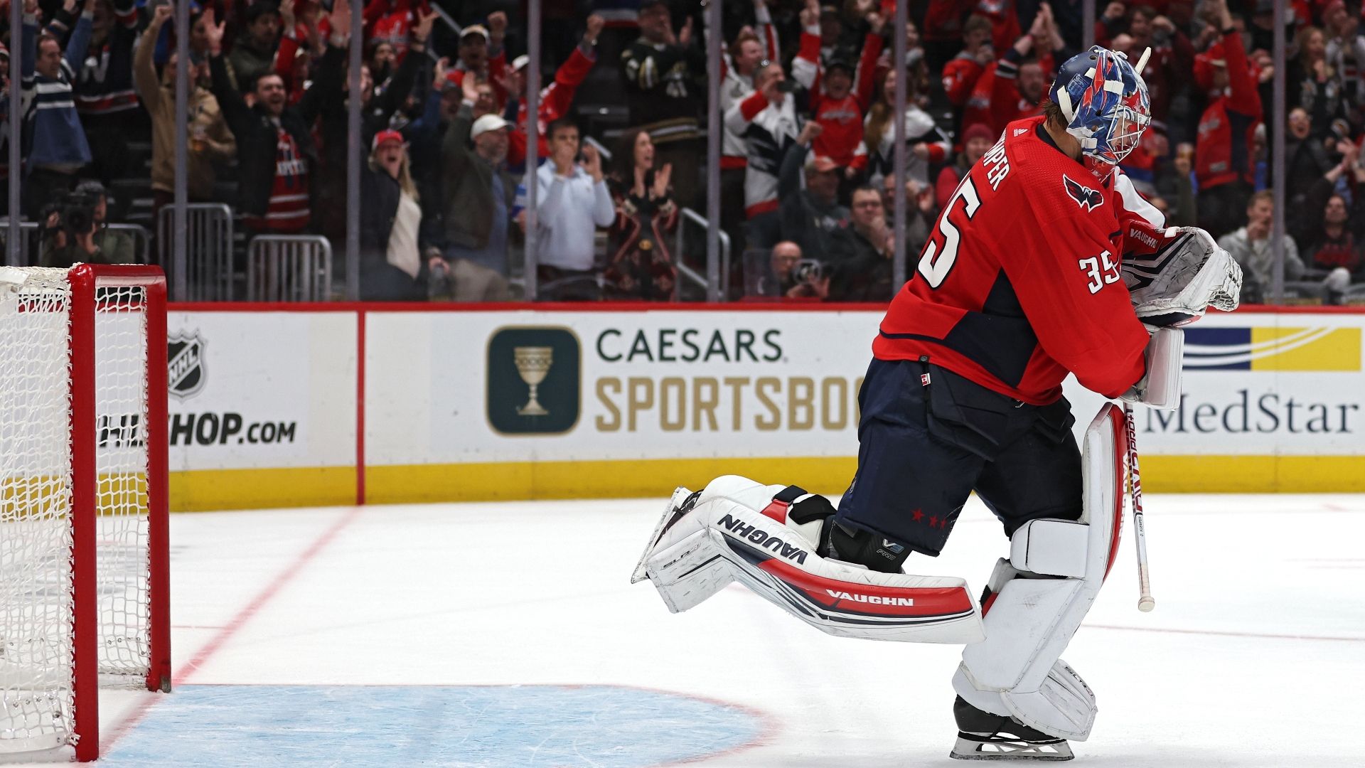 Capitals enjoy a night of firsts in notching first win of season