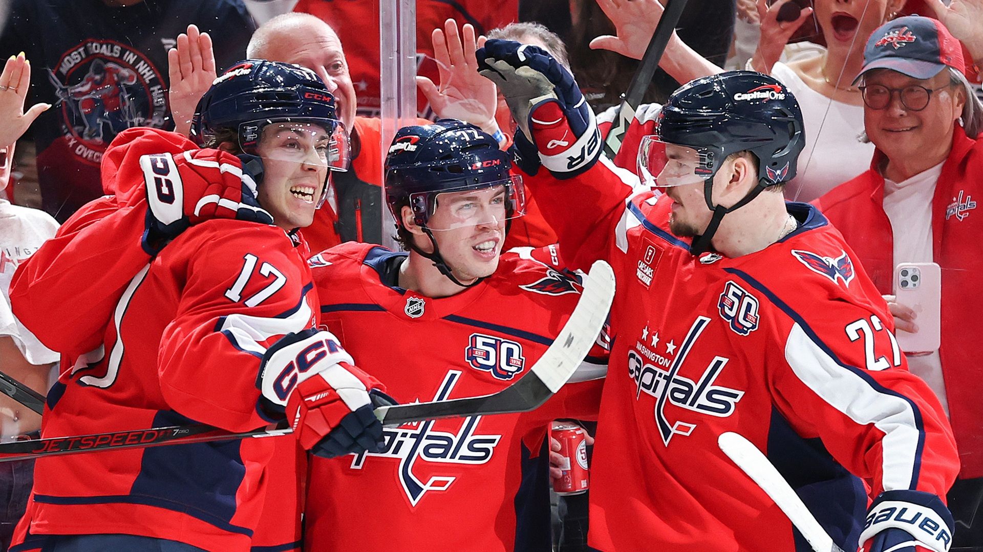Anthony Beauvillier extends Capitals Game 1 lead with first career playoff  goal