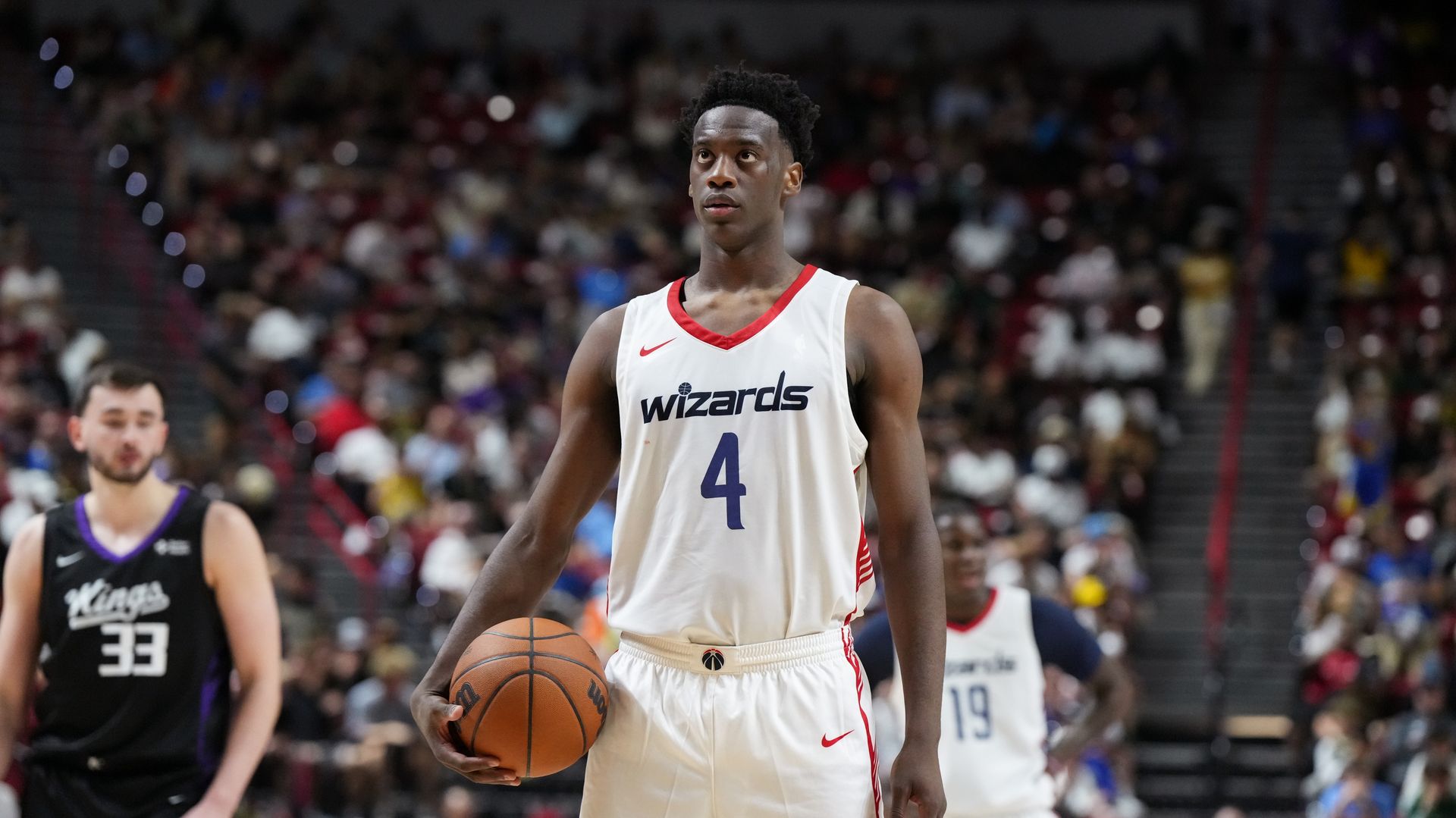 Jaden Hardy lighting it up from three with Wizards